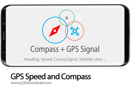 دانلود GPS Speed and Compass v24.0 - برنامه موبایل سنجش سیگنال GPS و دریافت اطلاعات جغرافیایی