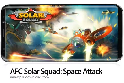 دانلود AFC Solar Squad: Space Attack v2.1.0 + Mod - بازی موبایل جوخه خورشید