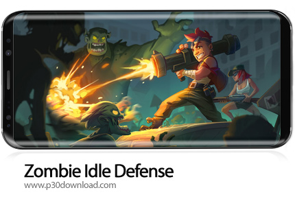 دانلود Zombie Idle Defense v1.6.32 + Mod - بازی موبایل دفاع در مقابل هجوم زامبی ها