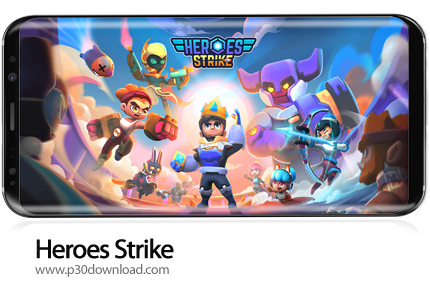 دانلود Heroes Strike v495 + Mod - بازی موبایل حمله قهرمانان