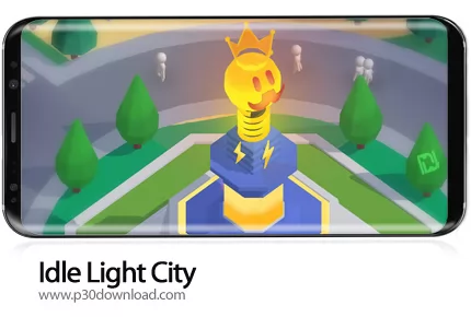 دانلود Idle Light City v2.8.0 + Mod - بازی موبایل شهر روشنایی