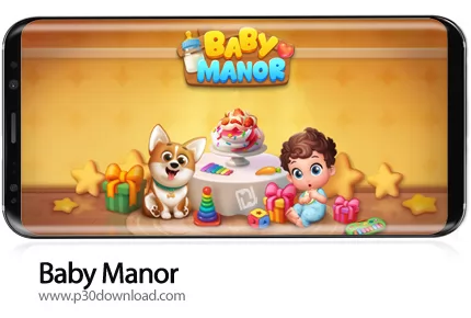 دانلود Baby Manor: Baby Raising Simulation & Home Design v1.10.0 + Mod - بازی موبایل خانه کودک