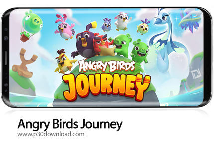 دانلود Angry Birds Journey v1.0.2 + Mod - بازی موبایل سفر پرندگان خشمگین