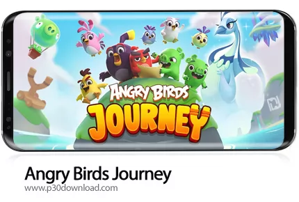 دانلود Angry Birds Journey v1.0.2 + Mod - بازی موبایل سفر پرندگان خشمگین