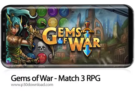 دانلود Gems of War - Match 3 RPG v5.3.5 + Mod - بازی موبایل الماس های جنگ