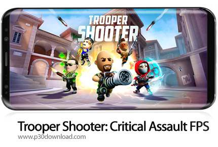 دانلود Trooper Shooter: Critical Assault FPS v2.4 + Mod - بازی موبایل سربازان میدان نبرد