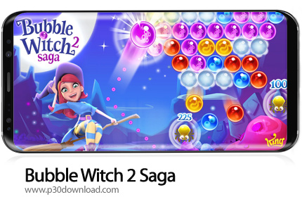 دانلود Bubble Witch 2 Saga v1.128.0 + Mod - بازی موبایل جادوگر حبابی 2