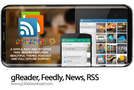دانلود gReader Pro Feedly News v5.1.2325 - برنامه موبایل فیدخوان