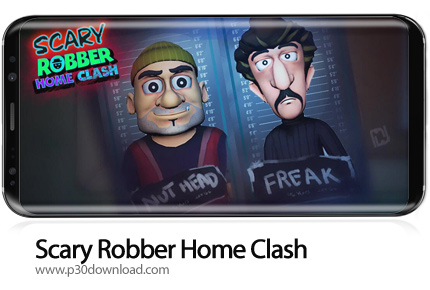 دانلود Scary Robber Home Clash v1.8.1 + Mod - بازی موبایل مبارزه با سارقین