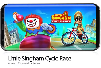 دانلود Little Singham Cycle Race v1.1.174 + Mod - بازی موبایل سینگهام کوچولوی دوچرخه سوار