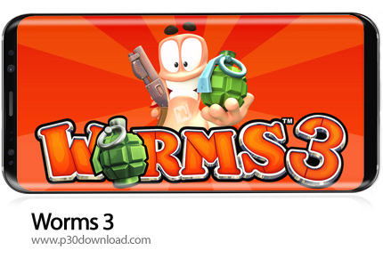 دانلود Worms 3 v2.1.705708 + Mod - بازی موبایل کرمها 3