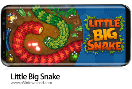دانلود Little Big Snake v2.6.39 + Mod - بازی موبایل رقابت مارها