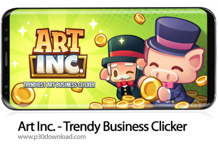 دانلود Art Inc. - Trendy Business Clicker v1.19.8 + Mod - بازی موبایل کمپانی هنری