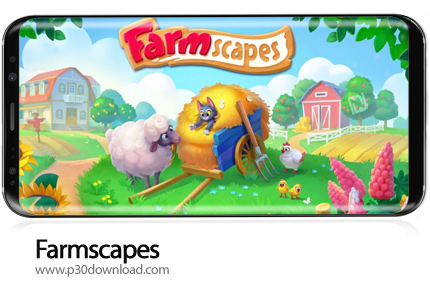 دانلود Farmscapes v1.3.6.1 - بازی موبایل مزرعه دار