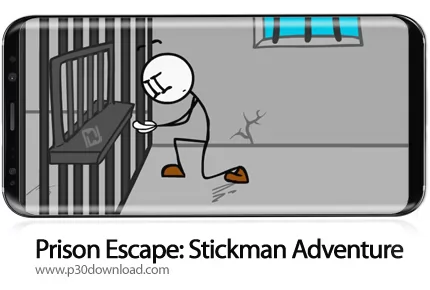 دانلود Prison Escape: Stickman Adventure v1.21.2 + Mod - بازی موبایل فرار از زندان: ماجراجویی آدمک