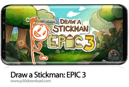دانلود Draw a Stickman: EPIC 3 v1.8.19551 + Mod - بازی موبایل نقاشی استیکمن: حماسه 3