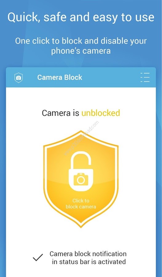 Camera Block Spyware protect Screenshot 3