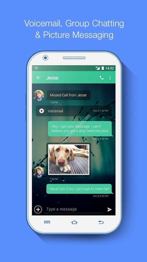 how to receive pictures on textnow app