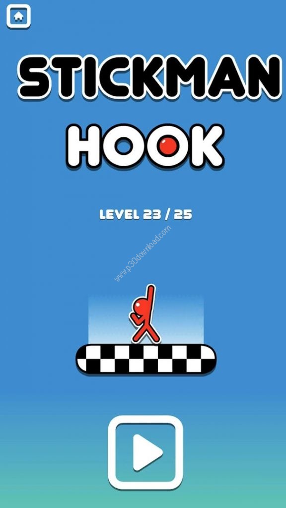 دانلود Stickman Hook v7.1.0 + Mod - بازی موبایل قلاب استیکمن
