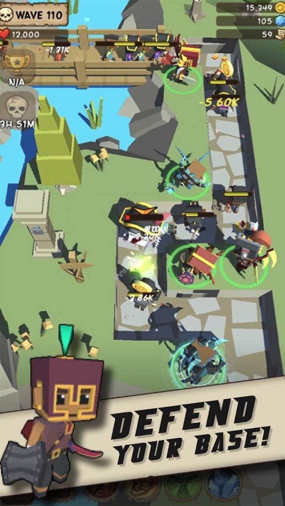 Idle Hero TD Fantasy Tower Defense Screenshot 2
