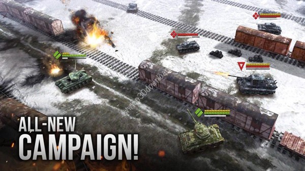 Armor Age Tank Wars WW2 Platoon Battle Tactics Screenshot 1
