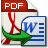 PDF to DOC icon