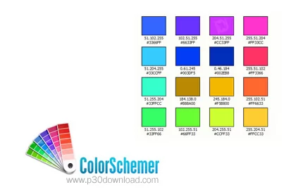 دانلود ColorSchemer Studio v2.0 - نرم افزار ساخت و ترکیب رنگ ها
