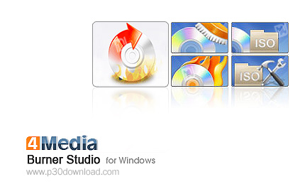 دانلود 4Media Burner Studio v1.0.62.0205 - نرم افزار رایت اطلاعات بروی سی دی و دی وی دی