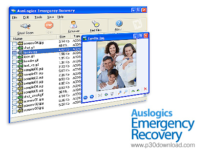 دانلود Auslogics Emergency Recovery v2.1.15.175 - نرم افزار بازیابی فایل های آسیب دیده