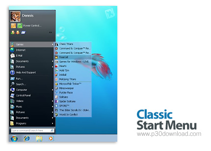 دانلود  Classic Start Menu Pro v3.8 - نرم افزار تبدیل منوی شروع ویندوز
