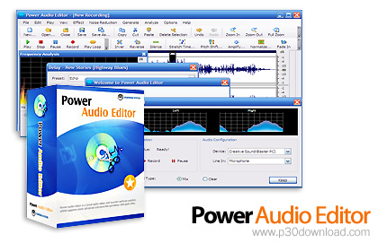 دانلود Power Audio Editor v7.4.3.228 - نرم افزار ویرایش فایل های صوتی