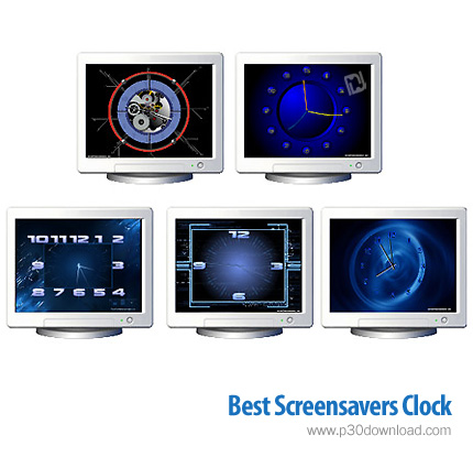 دانلود Best Screensavers Clock - مجموعه ای از اسکرین سیور ساعت 