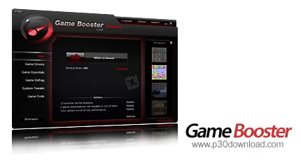 دانلود Game Booster Premium v2.0 - نرم افزار بهینه سازی سیستم برای بازی های کامپیوتری 