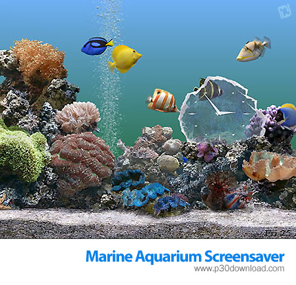 دانلود Marine Aquarium v3.5.9 - اسکرین سیور آکواریوم زیبا با ماهی های رنگارنگ