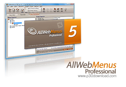 دانلود AllWebMenus Pro v5.3.838 - نرم افزار ساخت منوی کشویی برای وب سایت