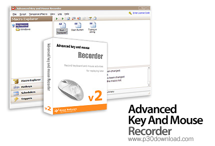 دانلود Advanced Key And Mouse Recorder v2.9.9.3 Build 4461 - نرم افزار ضبط فعالیت های موس و صفحه کلی