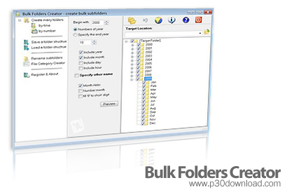 دانلود Bulk Folders Creator v2.0 - نرم افزار ساخت دسته جمعی تعداد زیادی پوشه