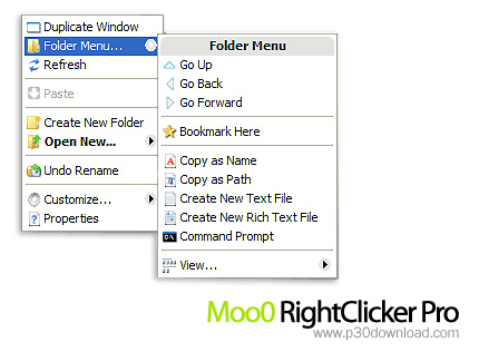دانلود Moo0 RightClicker Pro v1.56 - نرم افزار مدیریت و بهینه سازی گزینه های منوی کلیک راست