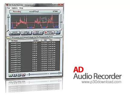 دانلود Adrosoft AD Audio Recorder v2.6 - نرم افزار ضبط صداها