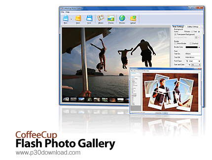 دانلود CoffeeCup Flash Photo Gallery v5.95 Build 4 - نرم افزار ساخت گالری عکس فلش