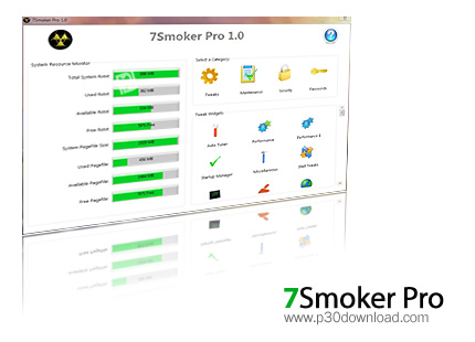 دانلود 7Smoker Pro v1.0 - نرم افزار افزایش سرعت ویندوز هفت