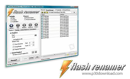 دانلود Flash Renamer v6.81 - نرم افزار تغییر نام گروهی فایل ها
