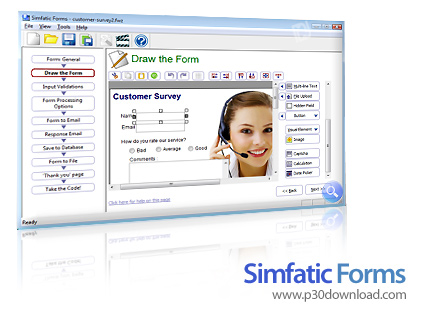 دانلود Simfatic Forms v3.2.1.252 - نرم افزار ساخت فرم برای وب سایت