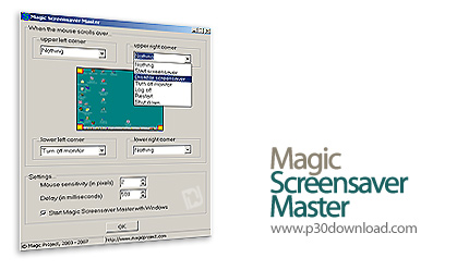 دانلود Magic Screensaver Master v3.6 - نرم افزار اجرای سریع اسکرین سیور