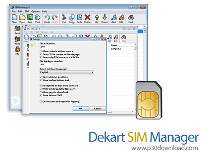 دانلود Dekart SIM Manager v3.3 - نرم افزار مدیریت اطلاعات سیم کارت موبایل