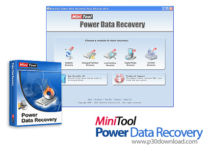 دانلود MiniTool Power Data Recovery v6.8.0.0 + Boot Disk - نرم افزار بازیابی اطلاعات