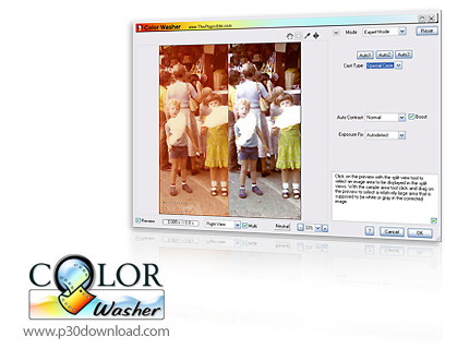 دانلود ColorWasher v2.06 for Photoshop - پلاگین کنترل رنگ و کنتراست عکس برای فتوشاپ