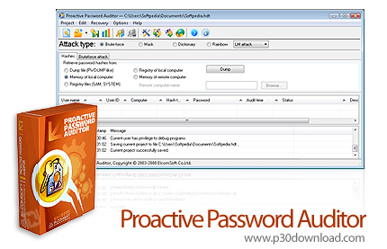 دانلود Proactive Password Auditor v2.07.61 - نرم افزار بررسی امنیت شبکه با بازرسی پسوردها
