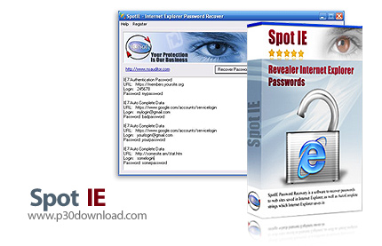 دانلود SpotIE v2.4.4 - نرم افزار بازیابی پسوردهای اینترنت اکسپلورر