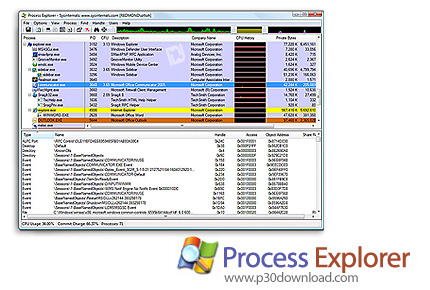 دانلود Process Explorer v16.21 - نرم افزار نمایش اطلاعات مربوط به اجرای فرآیندها
